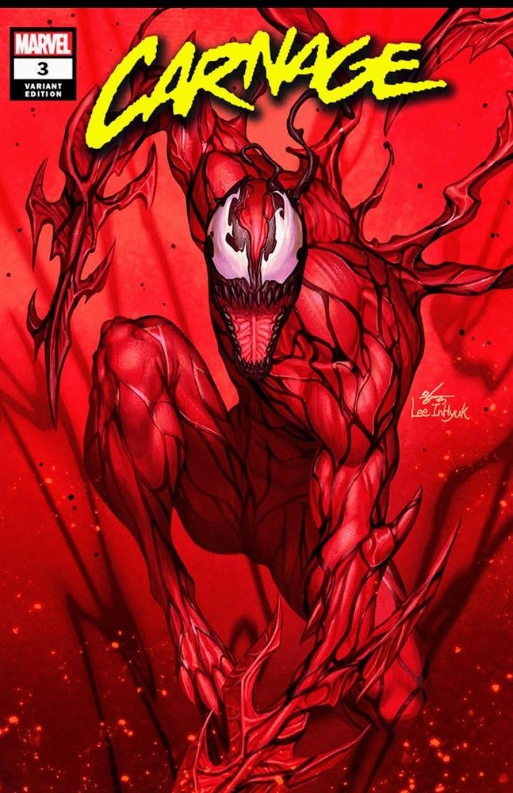 Carnage Comic Variant Edition 3 Print Poster