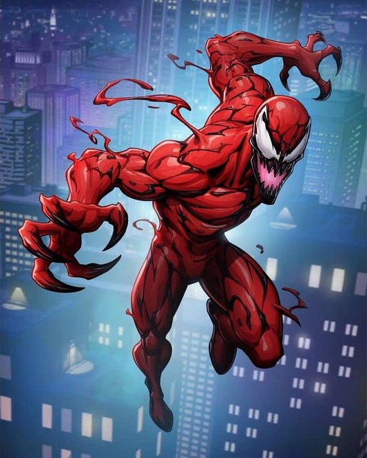 Carnage Superhero Action Print Poster