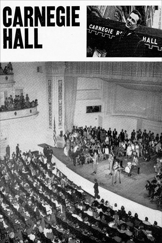 Carnegie Hall New York 1964 Painting Print Jigsaw Puzzle