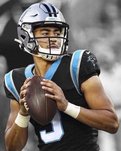 Carolina Panthers Bryce Young Magnet Spotlight Football Magnet
