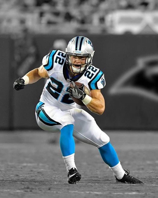 Carolina Panthers Christian Mccaffrey Magnet Spotlight Football Magnet