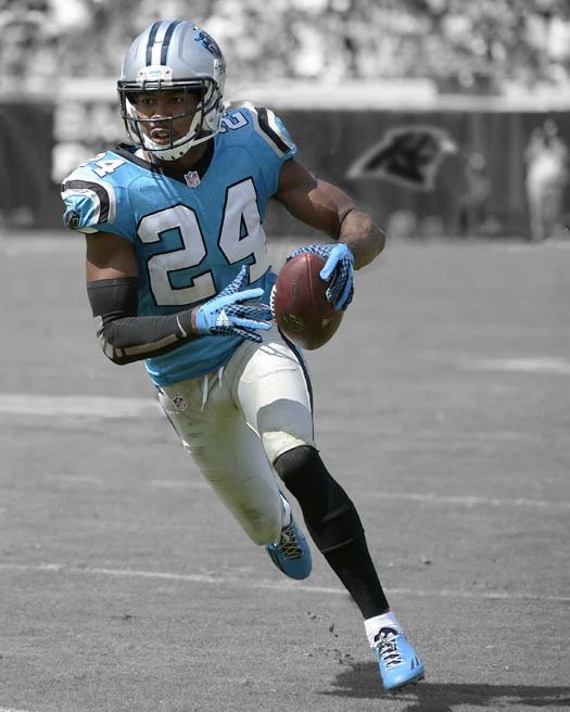 Carolina Panthers Josh Norman Keychain Spotlight Football Keychain Nfl Print