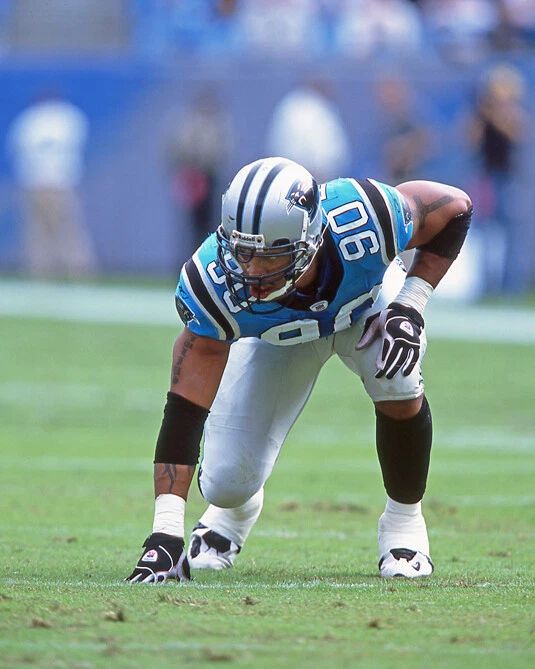Carolina Panthers Julius Peppers Glossy Keychain Football Print Nfl Keychain