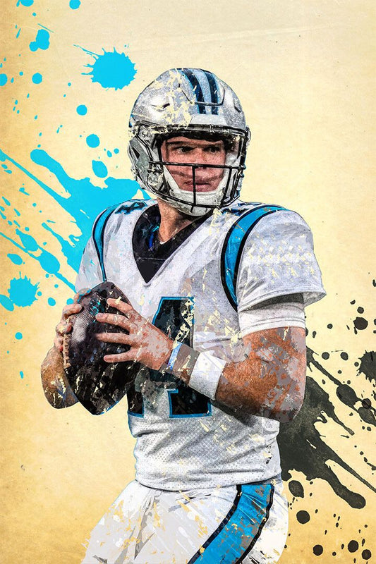 Carolina Panthers Sam Darnold 14 American Football Player Jigsaw Puzzle