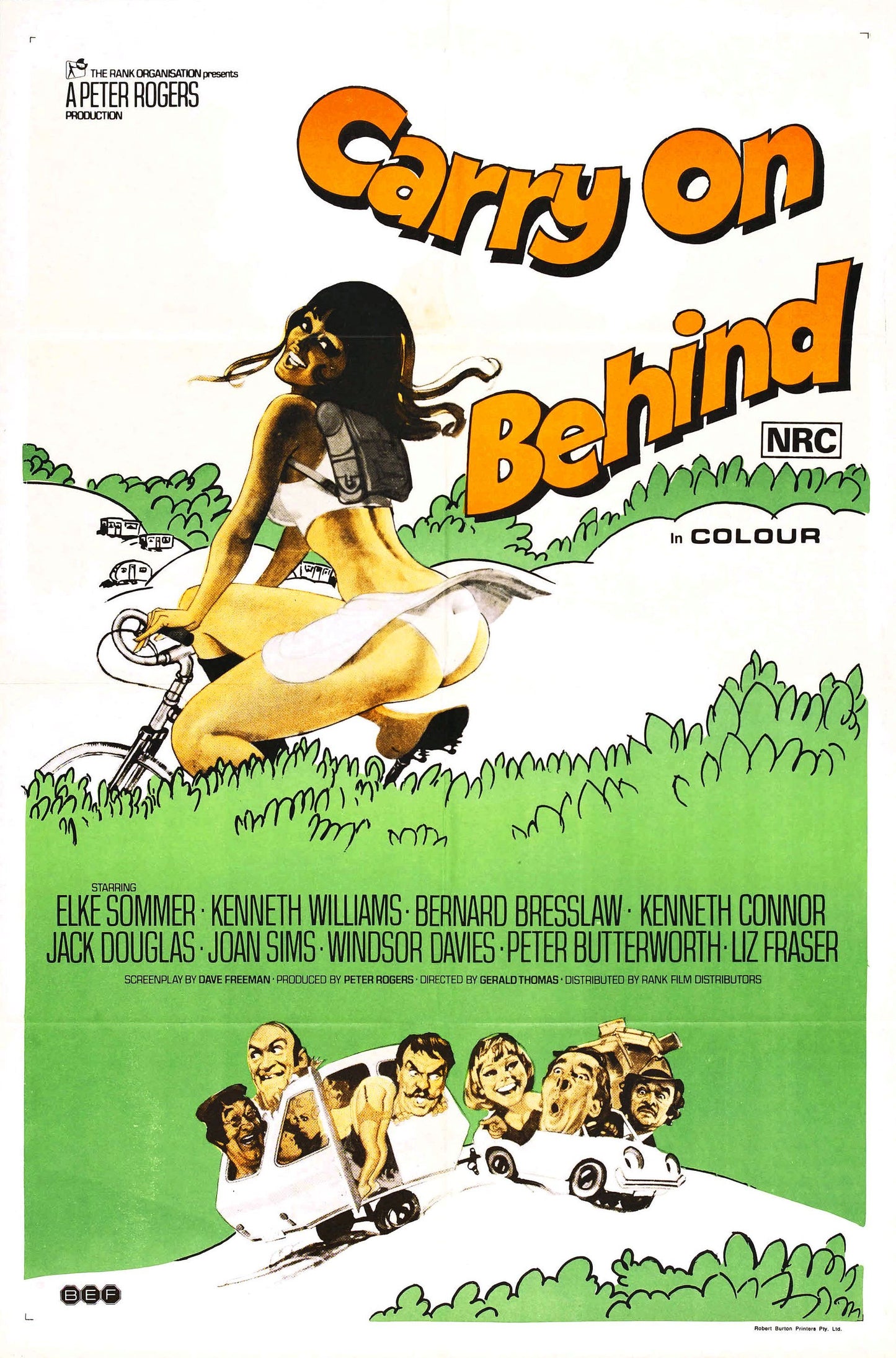 Carry On Behind 01 Movie Magnet