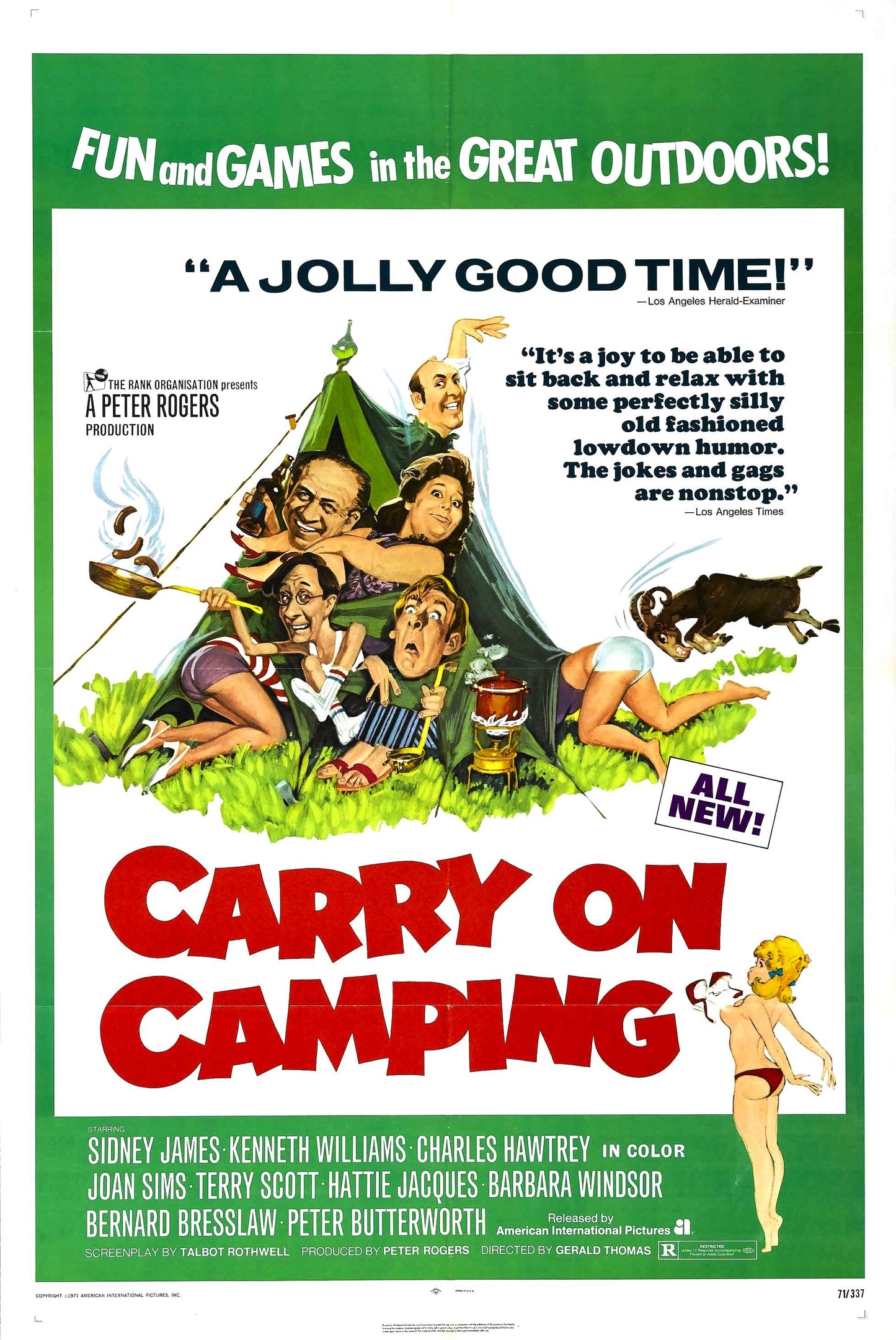 Carry On Camping 01 Movie Magnet