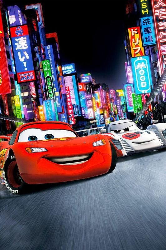 Cars 2 Car Action Fantasy Movie Print Jigsaw Puzzle
