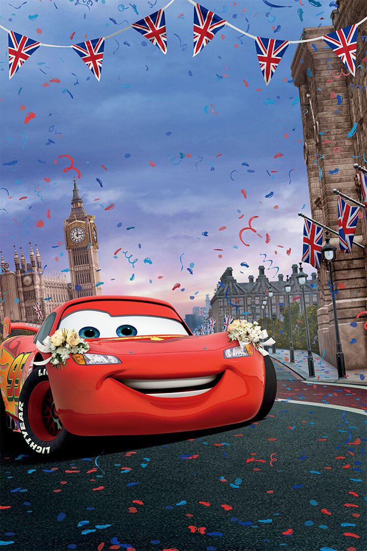 Cars 2 Car Action Fantasy Movie Keychain