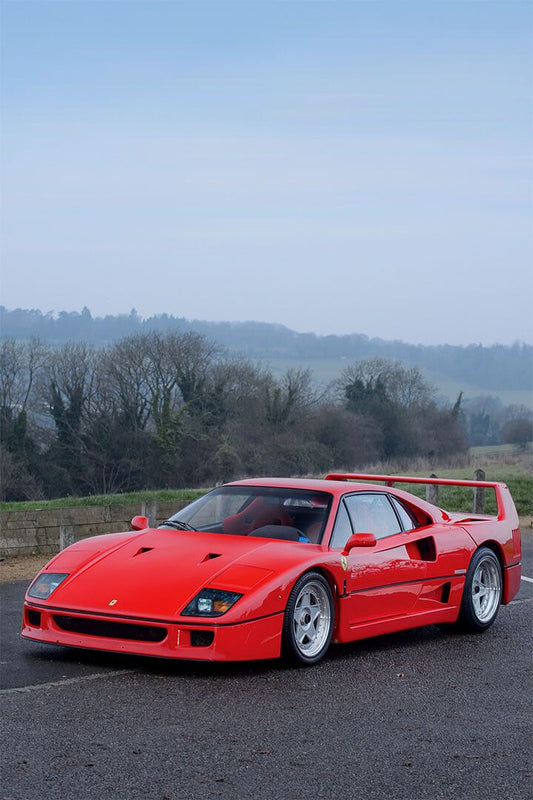 Cars Ferrari Fi40 Road And Track Land Vehicle Jigsaw Puzzle