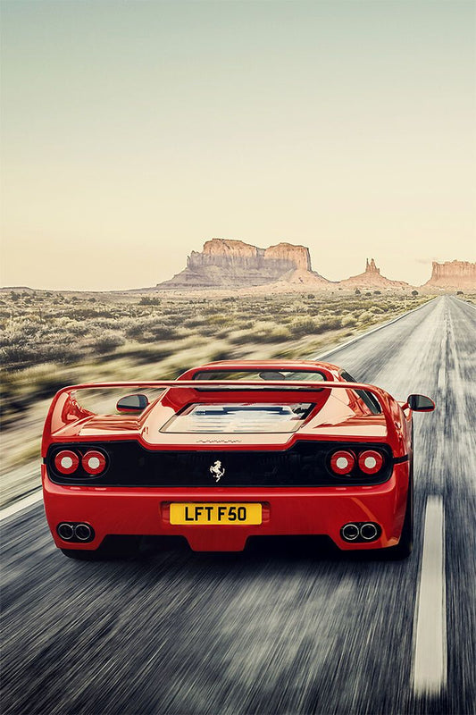 Cars Ferrari Fi50 Road And Track Land Vehicle Jigsaw Puzzle