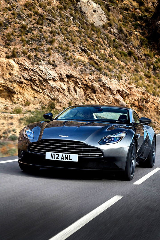 Cars Old Blue Aston Martin Land Vehicle Picture Wall Home Decor Jigsaw Puzzle