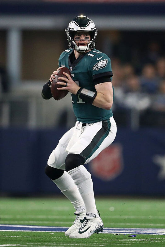 Carson Wentz Football Philadelphia Eagles Print Wall Home Decor Jigsaw Puzzle