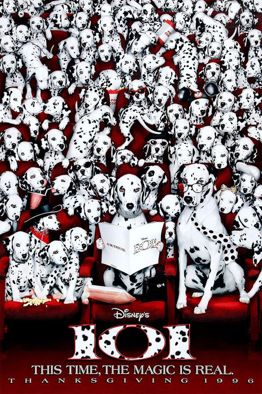 Cartoon 101 Dalmatians Puppy Dog Movie Room Wall Decor Jigsaw Puzzle