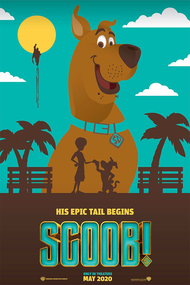 Cartoon Film Scooby Doo Epic Tail Art Home Print Poster