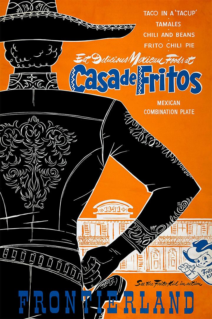 Casa De Fritos Vintage Travel Print Painting Jigsaw Puzzle