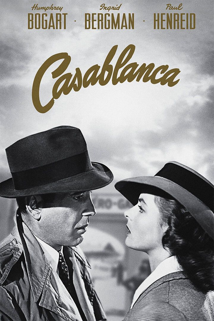 Casablanca Bogart Bergman Movie Drama Jigsaw Puzzle