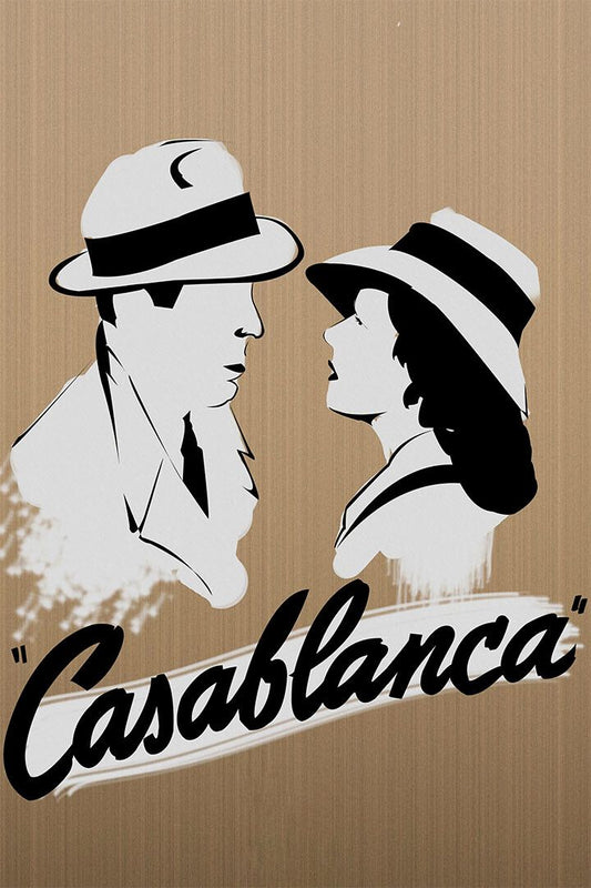 Casablanca Minimal Rick Blaine Ilsa Lund Victor Laszlo Crime Jigsaw Puzzle