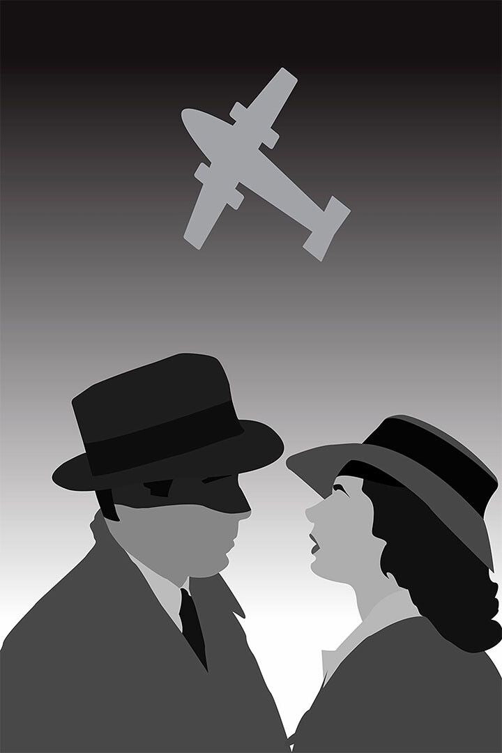 Casablanca Minimal Rick Blaine Ilsa Lund Victor Laszlo Drama Jigsaw Puzzle