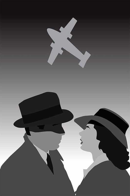 Casablanca Minimal Rick Blaine Ilsa Lund Victor Laszlo Drama Jigsaw Puzzle