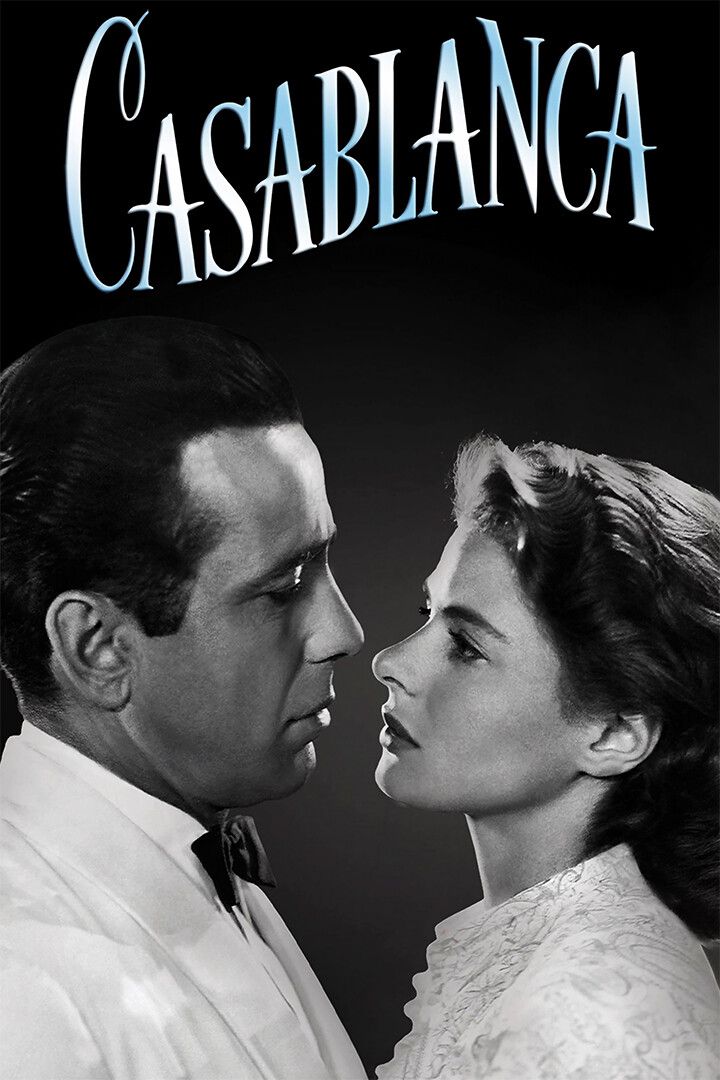 Casablanca Movie Romance Drama Vintage Keychain