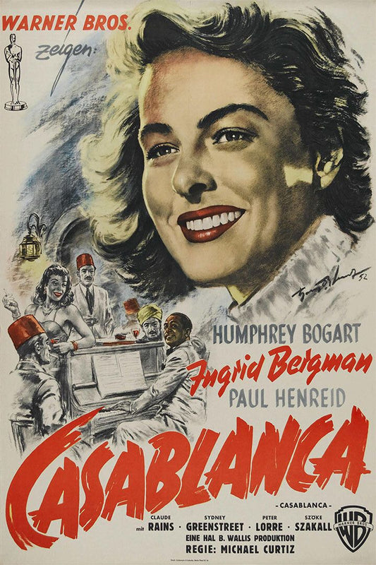 Casablanca Vintage Movie Drama Romance Jigsaw Puzzle