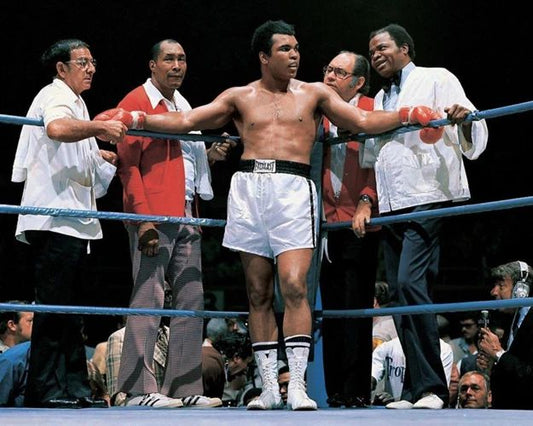 Cassius Clay Muhammad Ali Glossy Photo Boxing Print In The Corner Poster