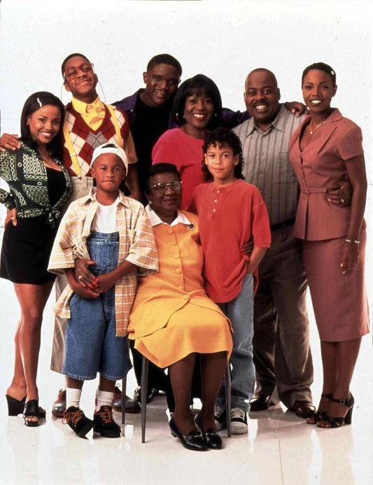 Cast Classic 90S Tv Series Family Matters Publicity Picture Keychain Print
