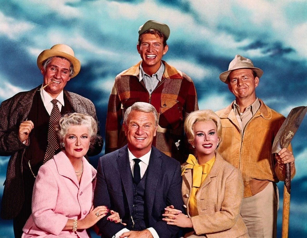 Cast Classic Tv Show Green Acre Picture Magnet Print