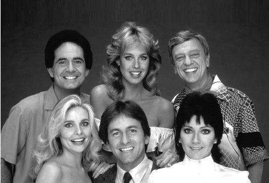 Cast Three'S Company Tv Sitcom Picture Magnet Print