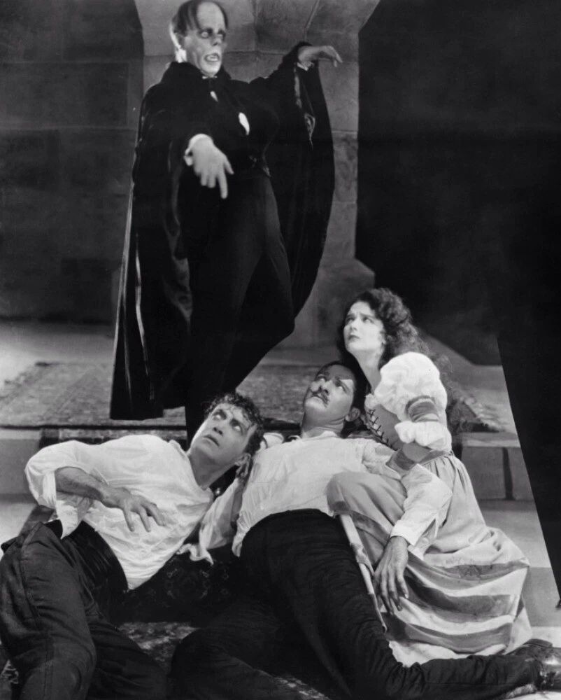 Cast Of 1925 Classic Film Phantom Of The Opera Picture Photo Print