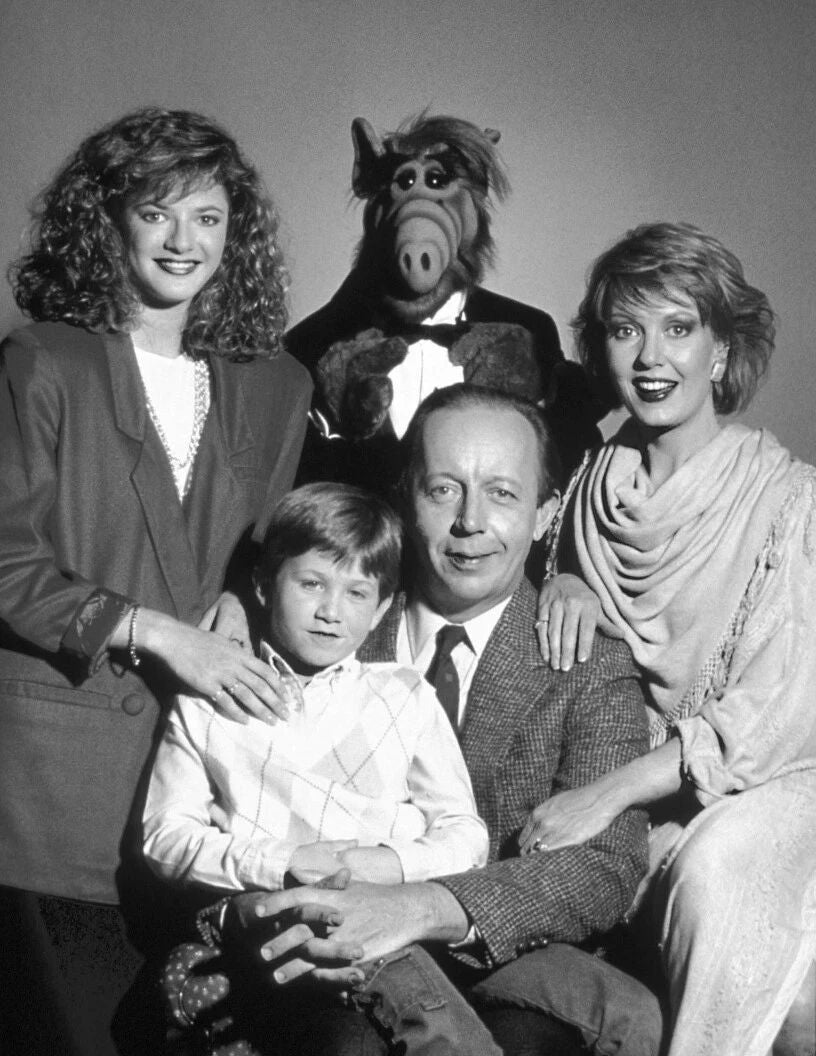 Cast Of Alf& Max Wright In Classic Tv Show Publicity Picture Photo Print