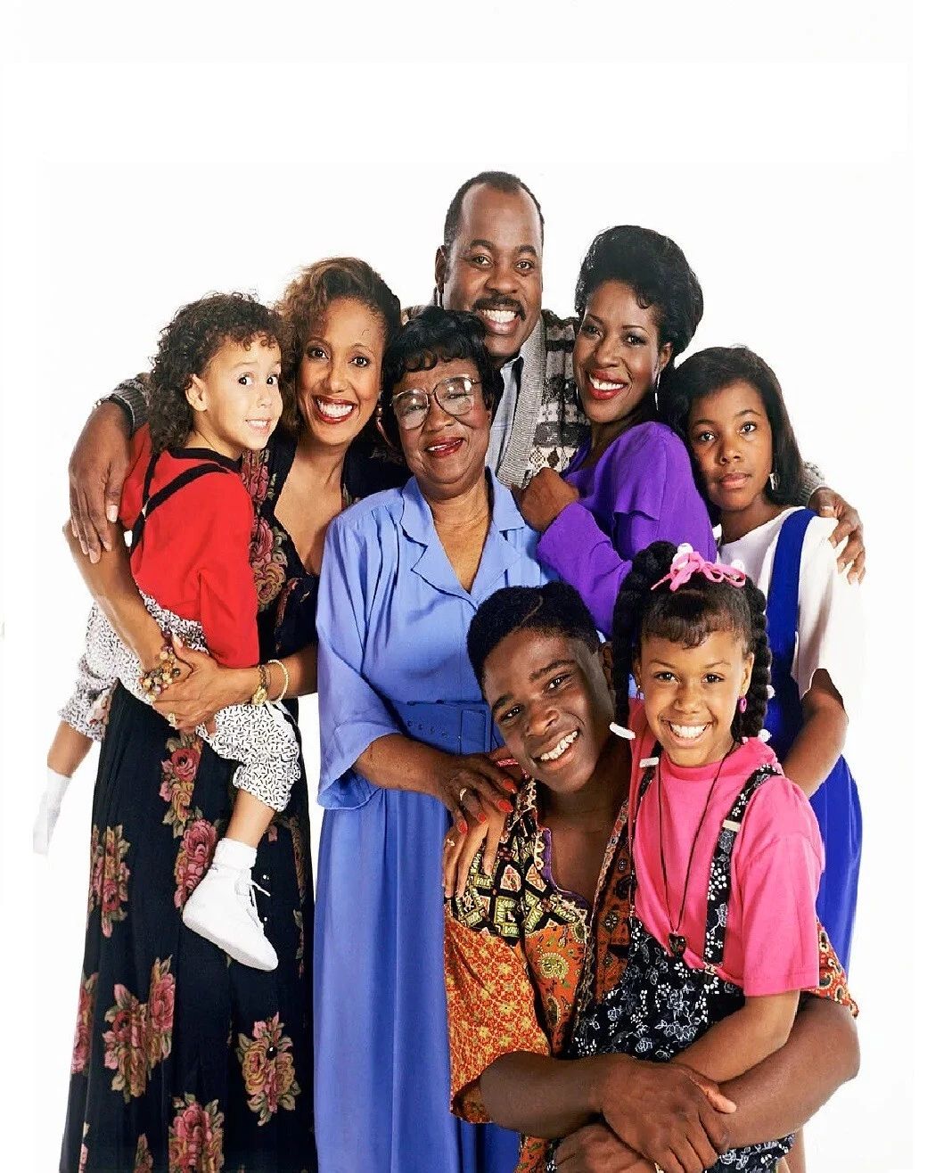 Cast Of Classic 90S Comedy Family Matters Retro Picture Keychain Print