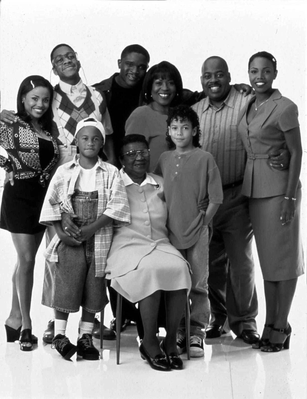 Cast Of Classic Tv Series Family Matters Publicity Picture Keychain Print