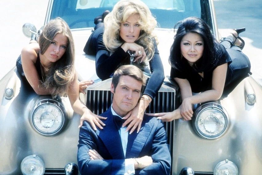 Cast Of Six Million Dollar Man Lee Majors Farrah Fawcett 300 Piece Jigsaw Puzzle