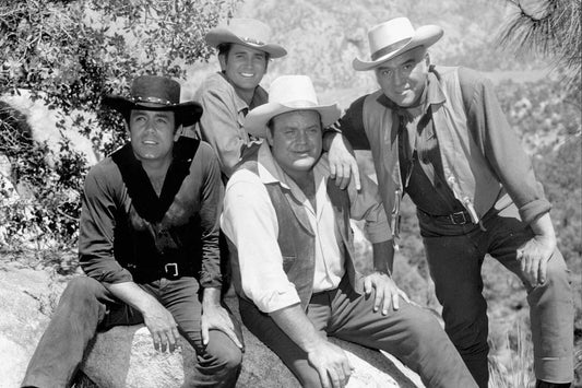 Cast Of Tv Show Bonanza Classic Cowboy Western Keychain Picture Keychain