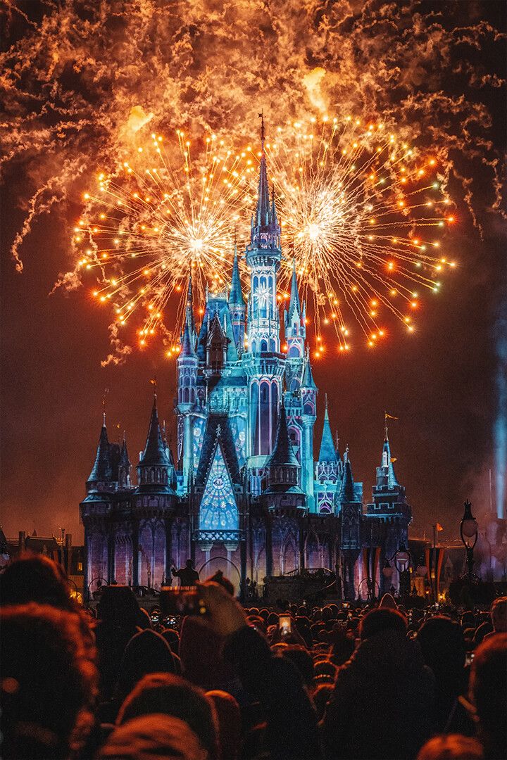 Castle Night Fireworks Art Wall Decor Jigsaw Puzzle