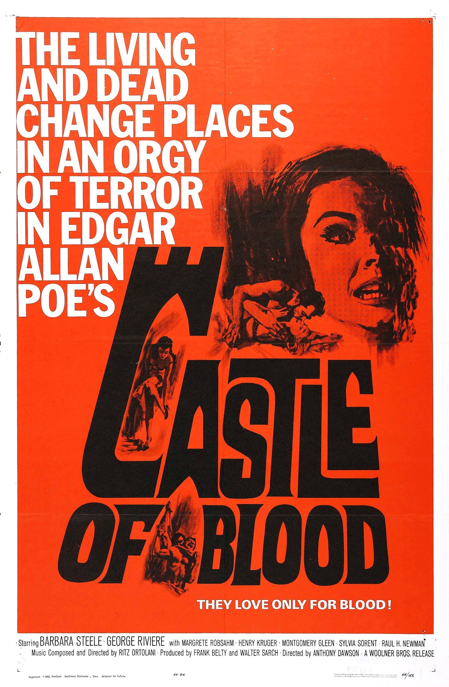 Castle Of Blood 01 Movie Magnet