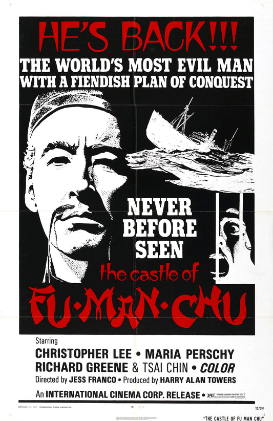 Castle Of Fu Manchu 01 Movie Magnet