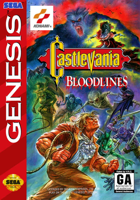 Castlevania Bloodlines (Usa) Genesis Keychain