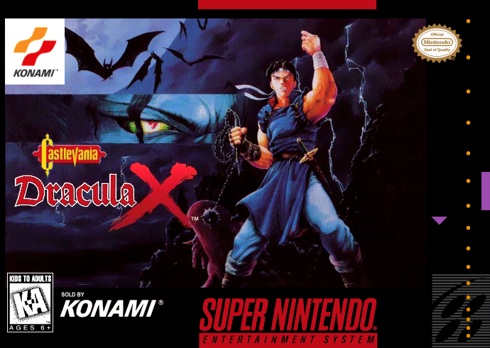 Castlevania Dracula X (Usa) Snes Print Poster