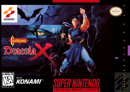 Castlevania Dracula X (Usa) Snes Print Poster