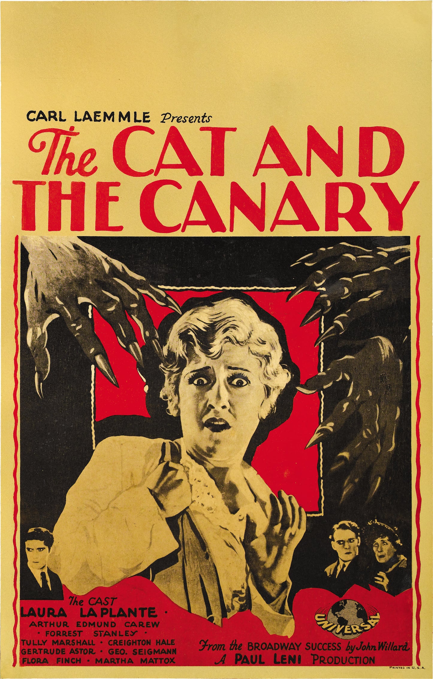 Cat And Canary 1927 01 Movie Magnet