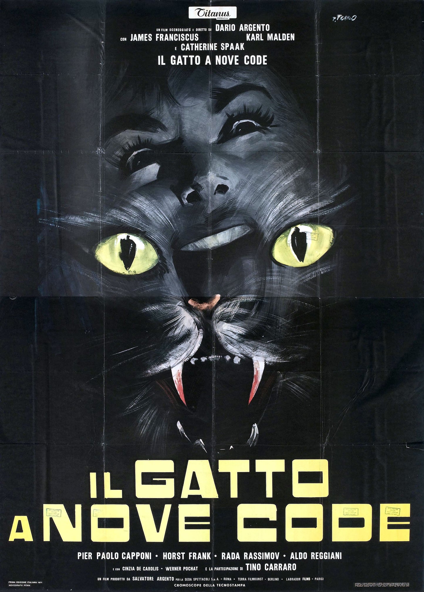 Cat O Nine Tails 01 Movie Magnet