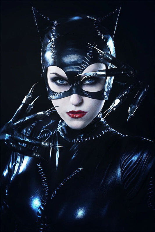 Cat Woman Superbad Character Print Canvas Jigsaw Puzzle