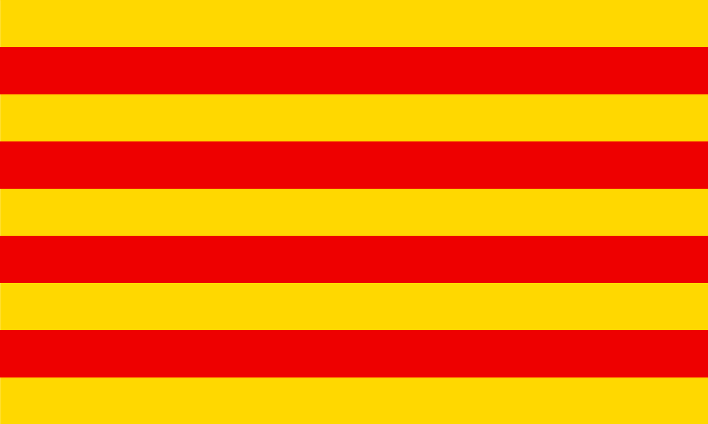 Catalonia Flag Keychain