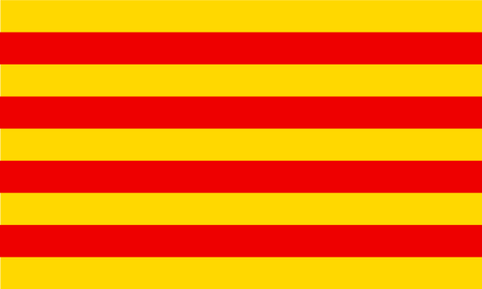 Catalonia Flag Keychain