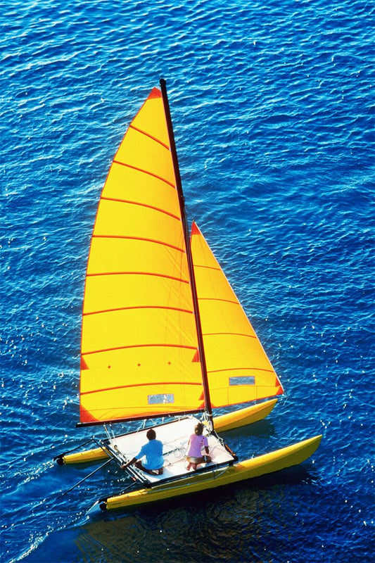 Catamaran And Swimmers At Kaanapali Beach Hawaii Jigsaw Puzzle
