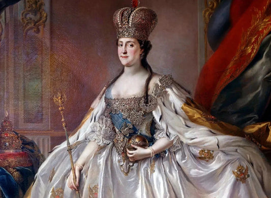 Catherine The Great Last Empress Of Russia Portrait Magnet Magnet Queen 2