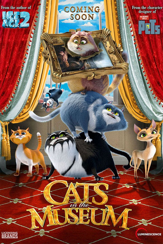 Cats In The Museum Animation Movie Comedy Adventure Jigsaw Puzzle