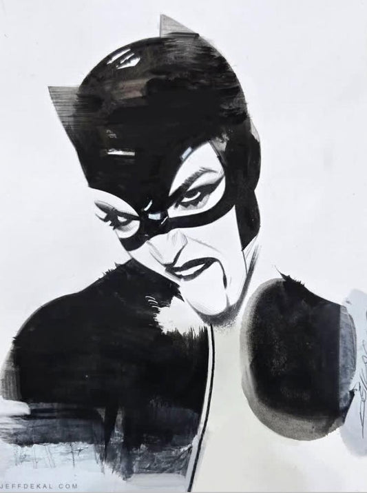 Catwoman Illustration (7) Print Poster
